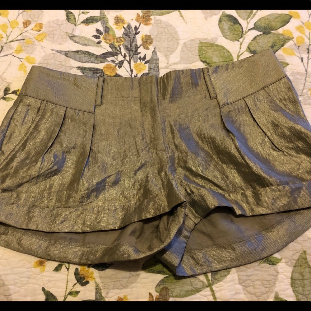 Express Metallic Dressy Shorts